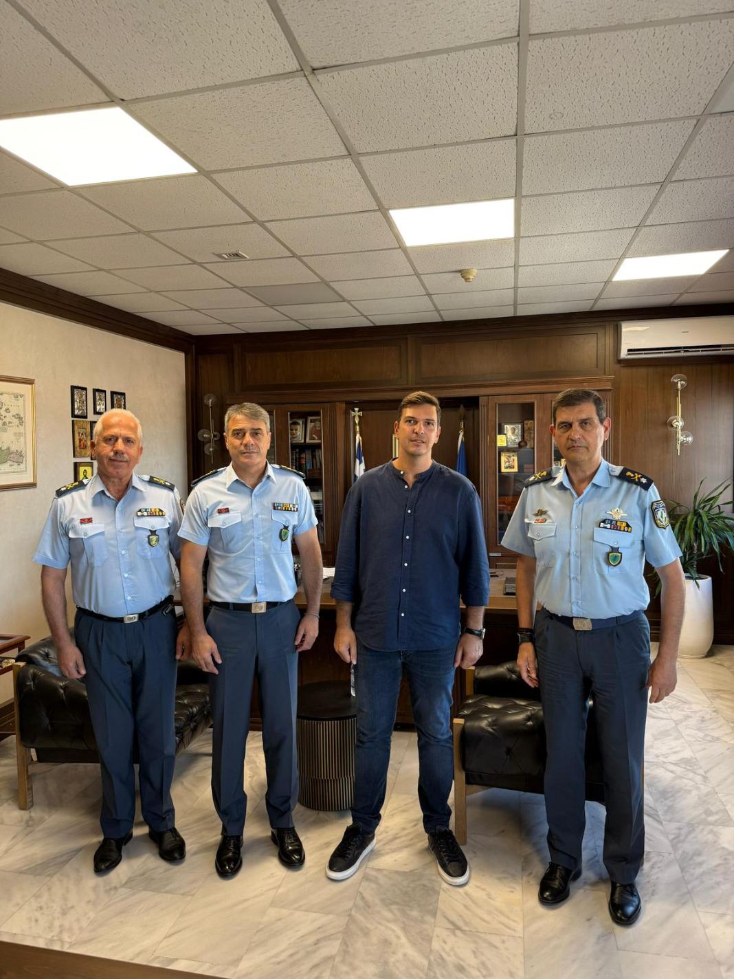 Επίσκεψη Μαρκογιαννάκη στην Αστυνομική Διεύθυνση Χανίων: «Συγχαρητήρια για τις επιτυχίες και την εμπέδωση αισθήματος ασφάλειας στους πολίτες»