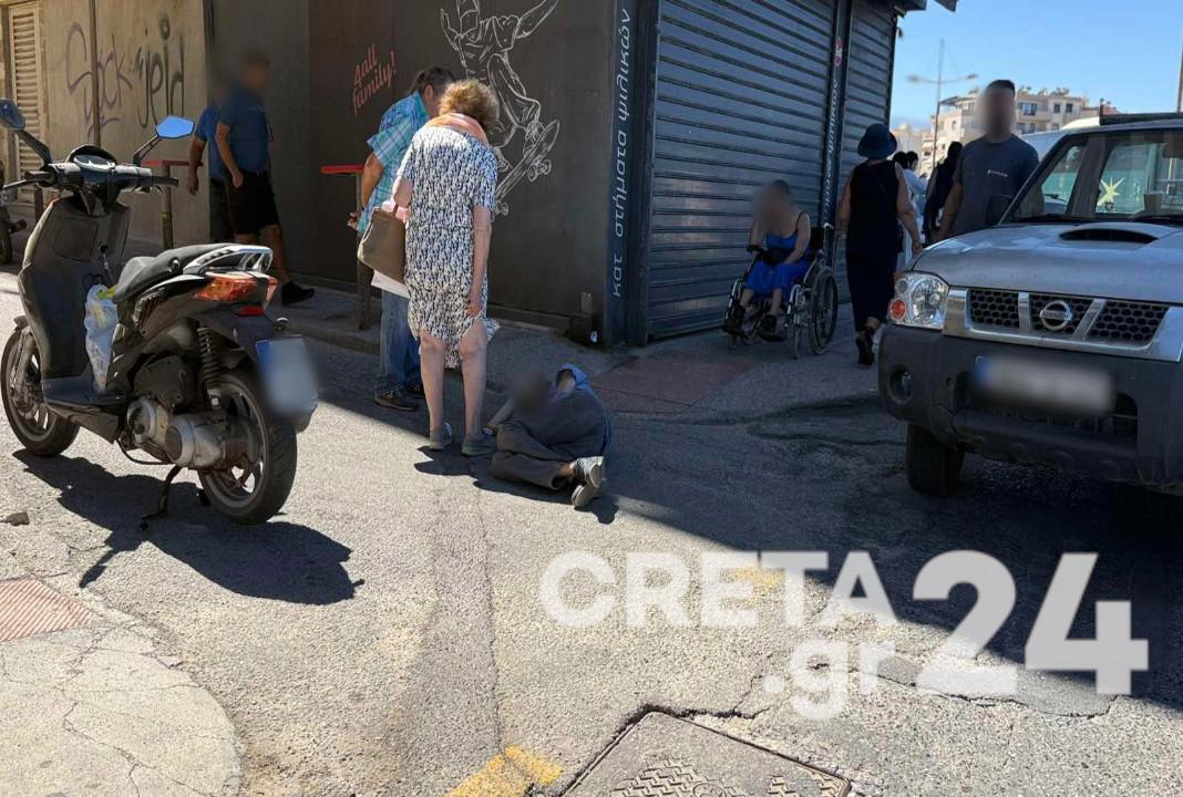 Ηράκλειο: Τροχαίο με αγροτικό και μηχανάκι στην παραλιακή