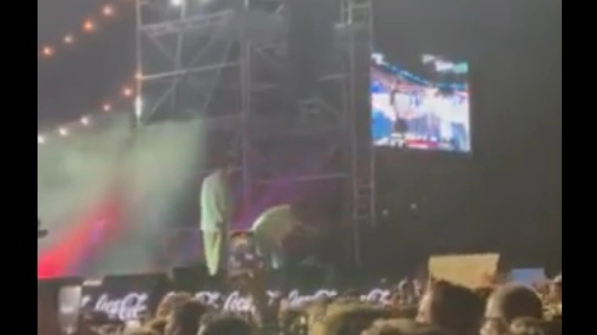 «Εντάξει, νικήσαμε» – Ο Αργυρός διέκοψε συναυλία στη Θεσσαλονίκη για να δει το φινάλε της Εθνικής μπάσκετ (βίντεο)