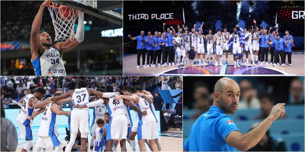 Η Ελλάδα ξανά στο βάθρο του Eurobasket: Τα δάκρυα του Γιάννη, το πάρτι στα αποδυτήρια – Εικόνες & βίντεο