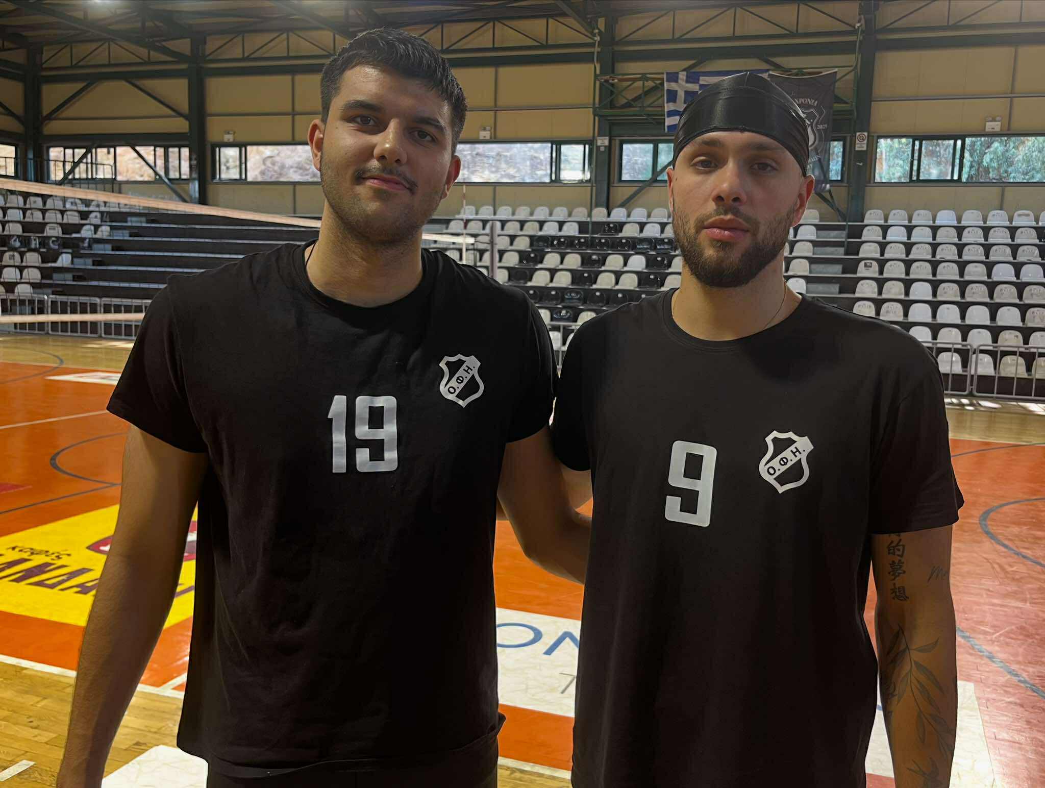 Πέδρο Μολίνα και Αγγελος Σταθέλος στις προπονήσεις του ΟΦΗ