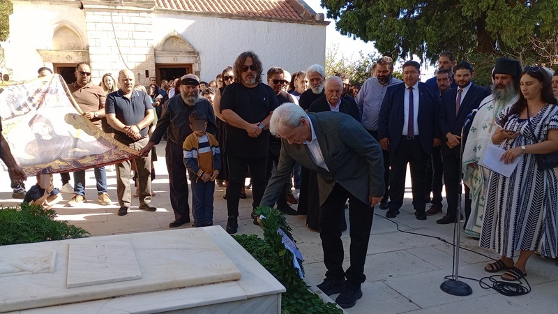 Στο Μνημόσυνο για τον ήρωα των Κρητικών Επαναστάσεων Φραγκιά Μαστραχά ο Δήμαρχος Ηρακλείου