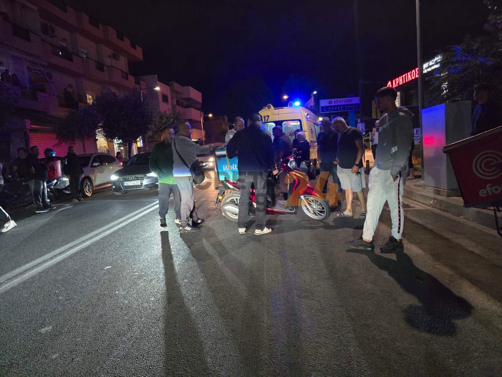 Ηράκλειο: Διανομέας επιχείρησε να αποφύγει… μια γάτα και βρέθηκε στο οδόστρωμα – χτύπησε σοβαρά, μεταφέρθηκε στο ΠΑΓΝΗ!