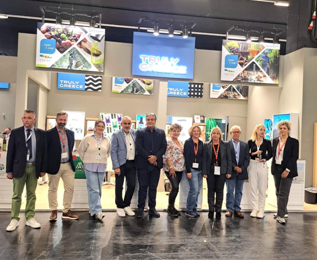 Δυναμική παρουσία της Περιφέρειας Κρήτης στην Διεθνή Έκθεση ANUGA 2025