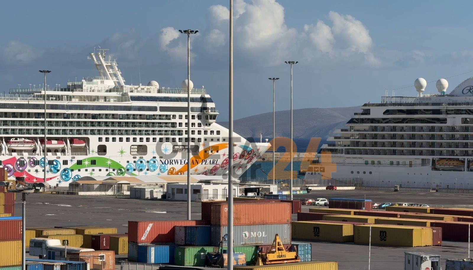 Ρεκόρ αφίξεων: Πέντε κρουαζιερόπλοια ταυτόχρονα στο Λιμάνι Ηρακλείου