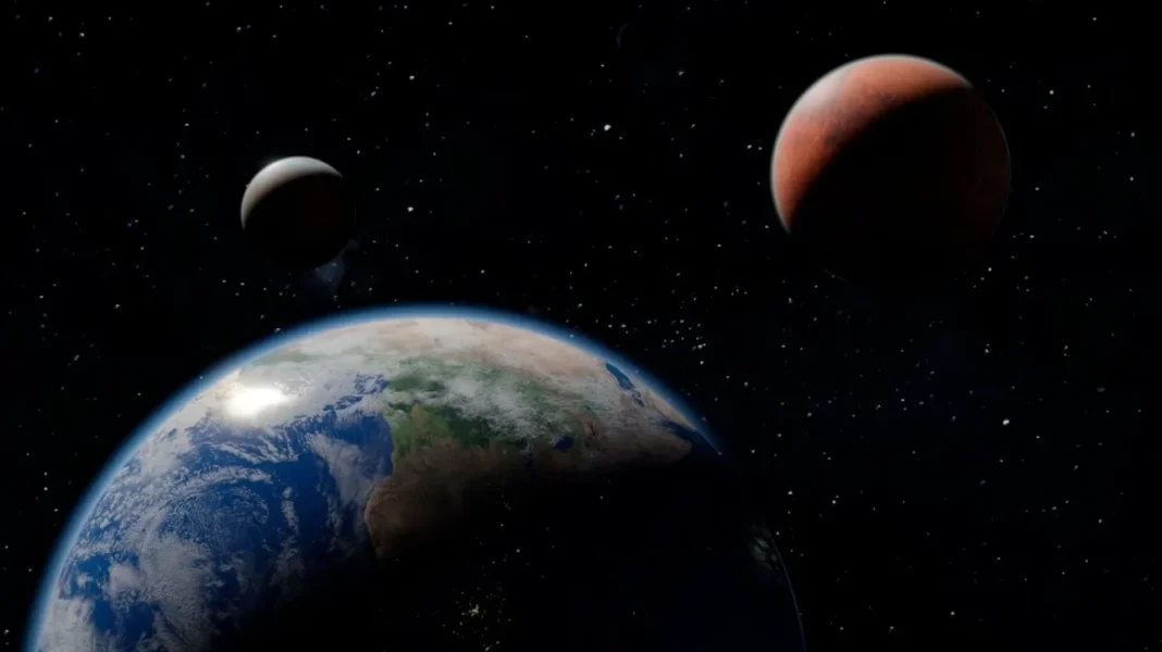 5bcd8d49-earth-moon-mars Γιατί τα ρολόγια στον Άρη κινούνται πιο γρήγορα – Πώς αυτό «χαλάει» τις σχεδιαζόμενες αποστολές