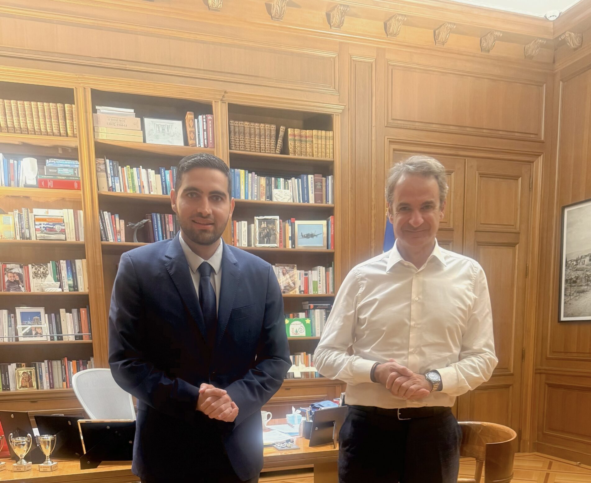 Με τον Πρωθυπουργό στο Μέγαρο Μαξίμου ο Κωνσταντίνος Κεφαλογιάννης