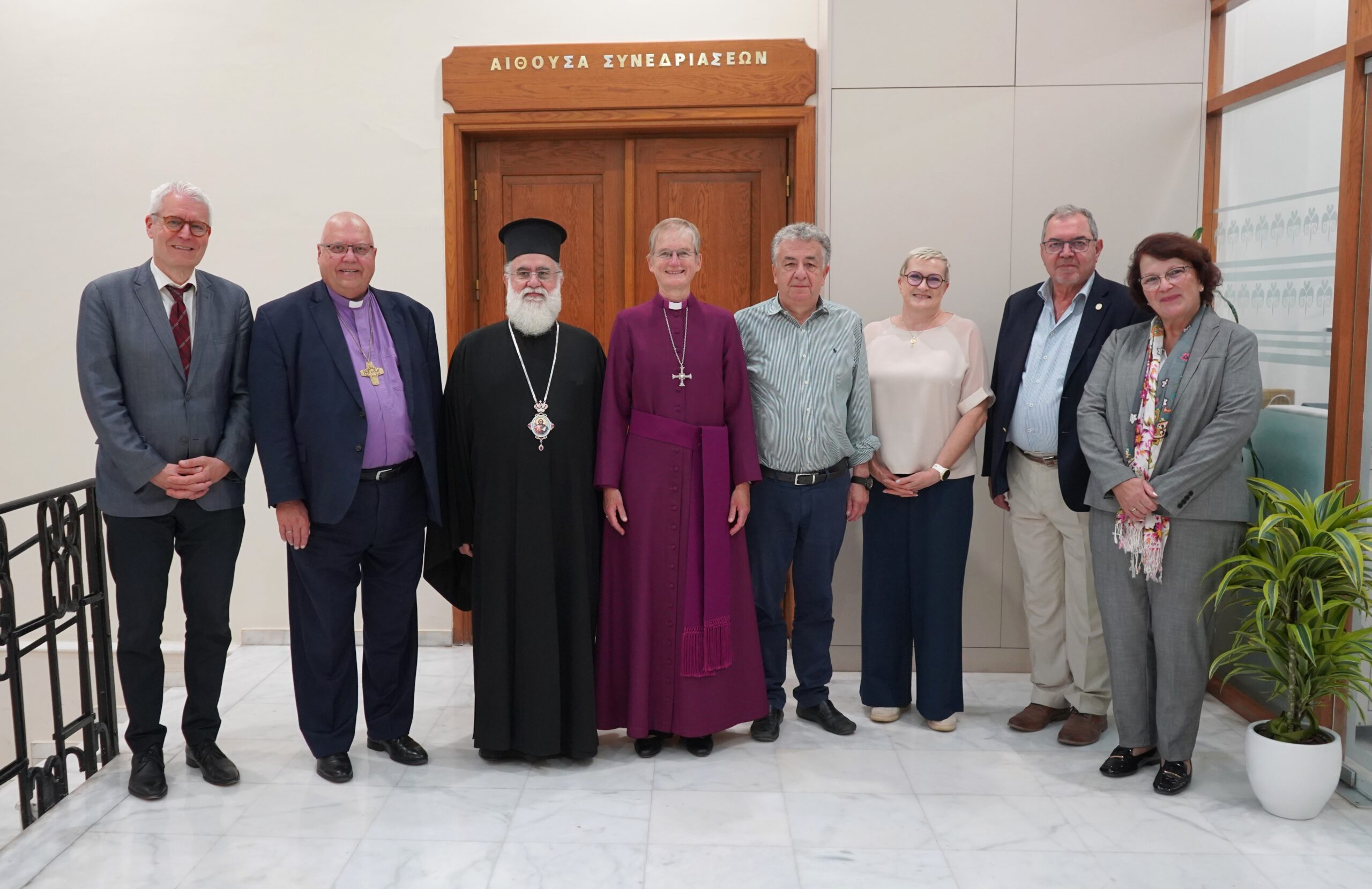 Συνάντηση του Περιφερειάρχη Κρήτης με το Προεδρείο του Συμβουλίου Ευρωπαϊκών Εκκλησιών