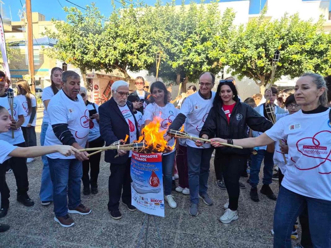 «Η Φλόγα της Αγάπης» άναψε στην καρδιά του Δήμου Χερσονήσου