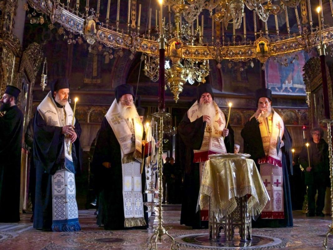 IMG_5804 (1) Στο Άγιο Όρος ο Αρχιεπίσκοπος Ευγένιος για το μνημόσυνο του κρητικού Αγιορείτη Γέροντα Βασίλειου Γοντικάκη