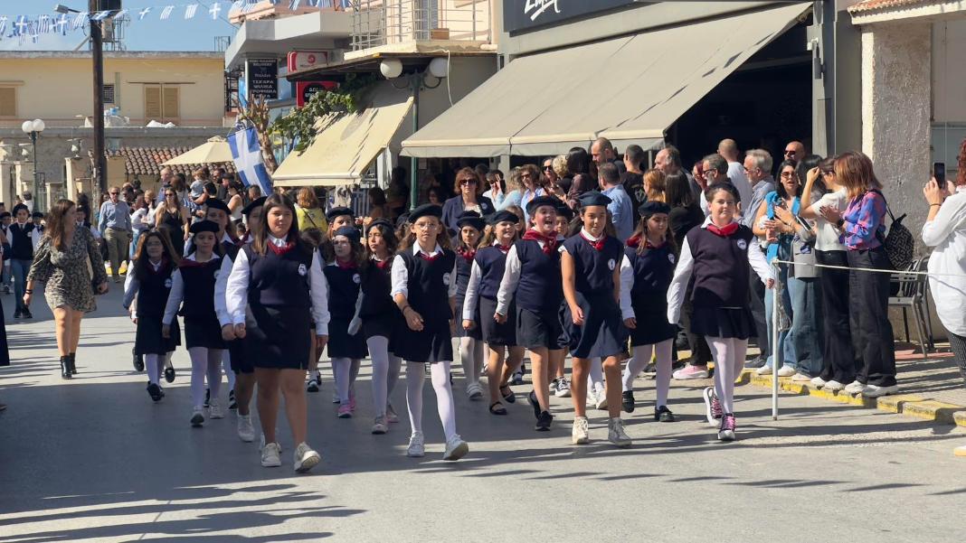 Λαμπρός ο εορτασμός της 28ης Οκτωβρίου στο Δήμο Μινώα Πεδιάδας