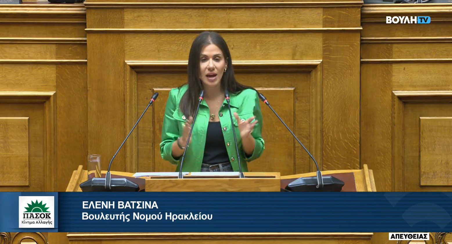 Βατσινά προς Γεωργιάδη: «Ελάτε στην Κρήτη να δείτε τι σημαίνει να περιμένει ένα παιδί τέσσερις ώρες για παιδίατρο»