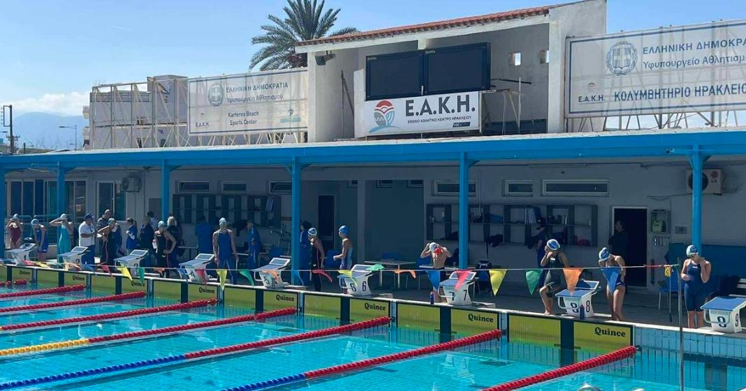 Διευρύνεται κατά μία ώρα το ωράριο λειτουργίας του κολυμβητηρίου Ηρακλείου