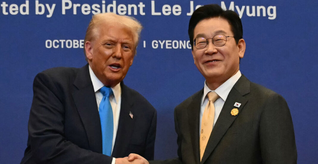 maketa-trump1 Ο Τραμπ ανακοίνωσε το εμπορικό deal με τη Νότια Κορέα