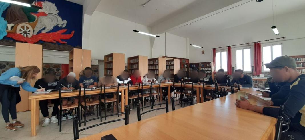 Πρόγραμμα εκμάθησης ελληνικής γλώσσας σε αλλοδαπούς κρατούμενους του Αγροτικού Καταστήματος Κράτησης Αγιάς