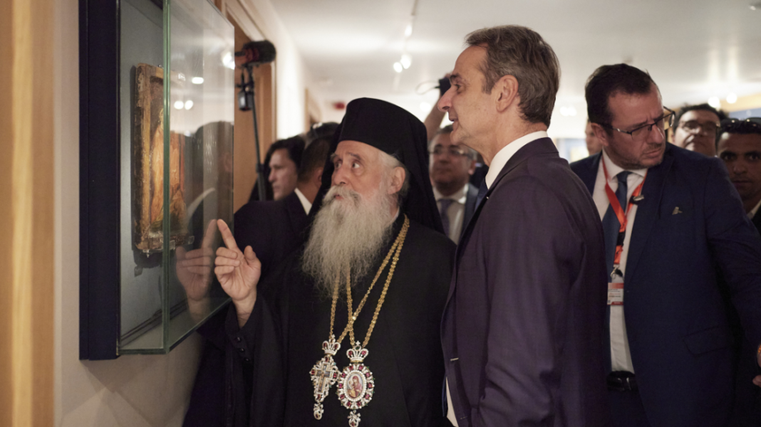 mitsotakis-sina-symeon-mak1 Ο Μητσοτάκης στην ενθρόνιση του νέου Αρχιεπισκόπου Σινά, κ. Συμεών