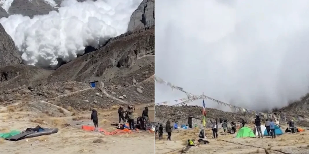 xionostivada-nepal9.jpg Βίντεο-σοκ: Η στιγμή που χιονοστιβάδα κατεβαίνει με ορμή ένα από τα ψηλότερα βουνά στον κόσμο -Σάστισαν οι ορειβάτες