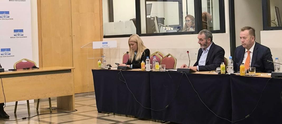 Συμμετοχή του Μανόλη Χνάρη στη διακομματική συνάντηση με τον Ευρωπαίο Επίτροπο Christophe