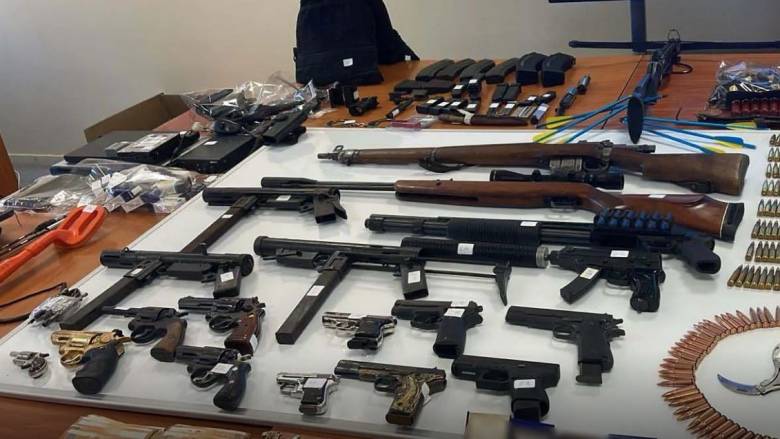 Πάνω από 1 εκ. παράνομα όπλα στην Ελλάδα, τα 150.000 στην Κρήτη