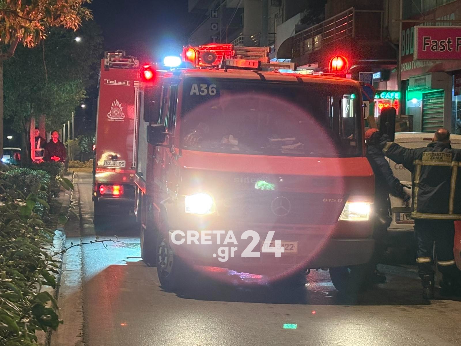 Aναστάτωση από φωτιά σε σπίτι επί της 62 Μαρτύρων (εικόνες)