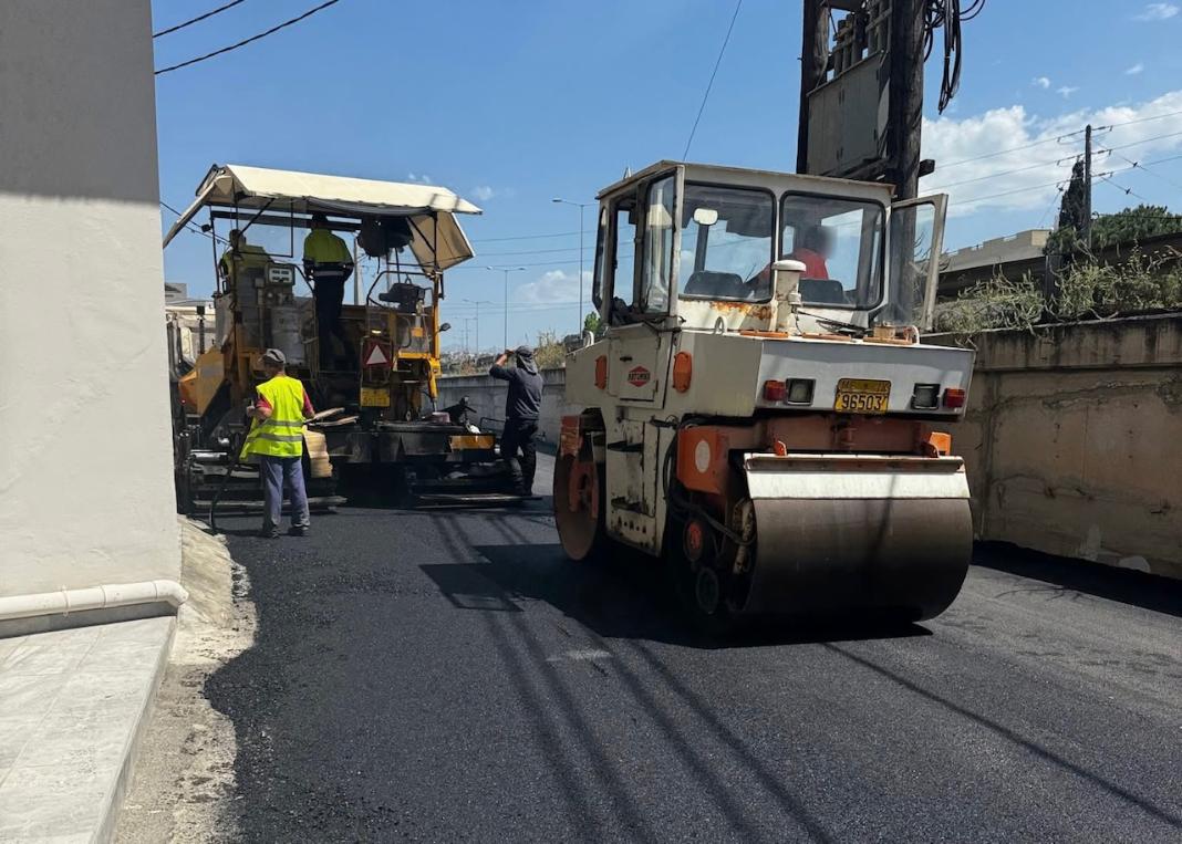 Συνεχίζεται το πρόγραμμα ασφαλτοστρώσεων στη Νέα Αλικαρνασσό
