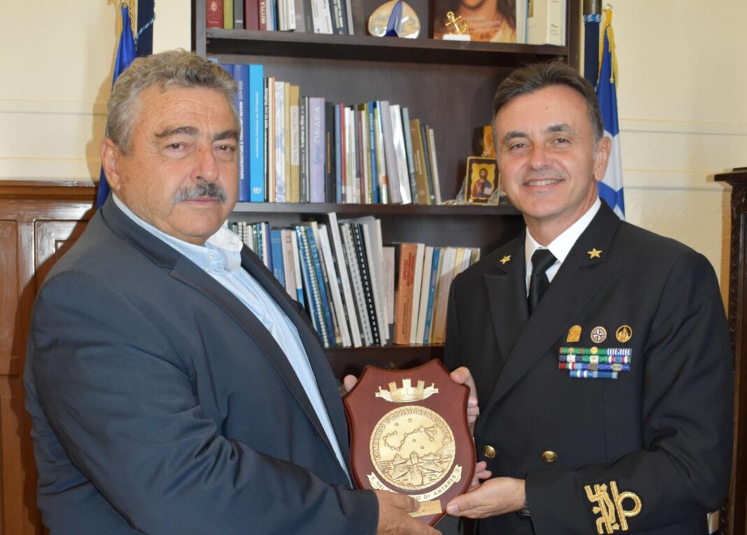 Στον Ν. Καλογερή ο Τακτικός Διοικητής της Ναυτικής Επιχείρησης «Mediterraneo Sicuro»