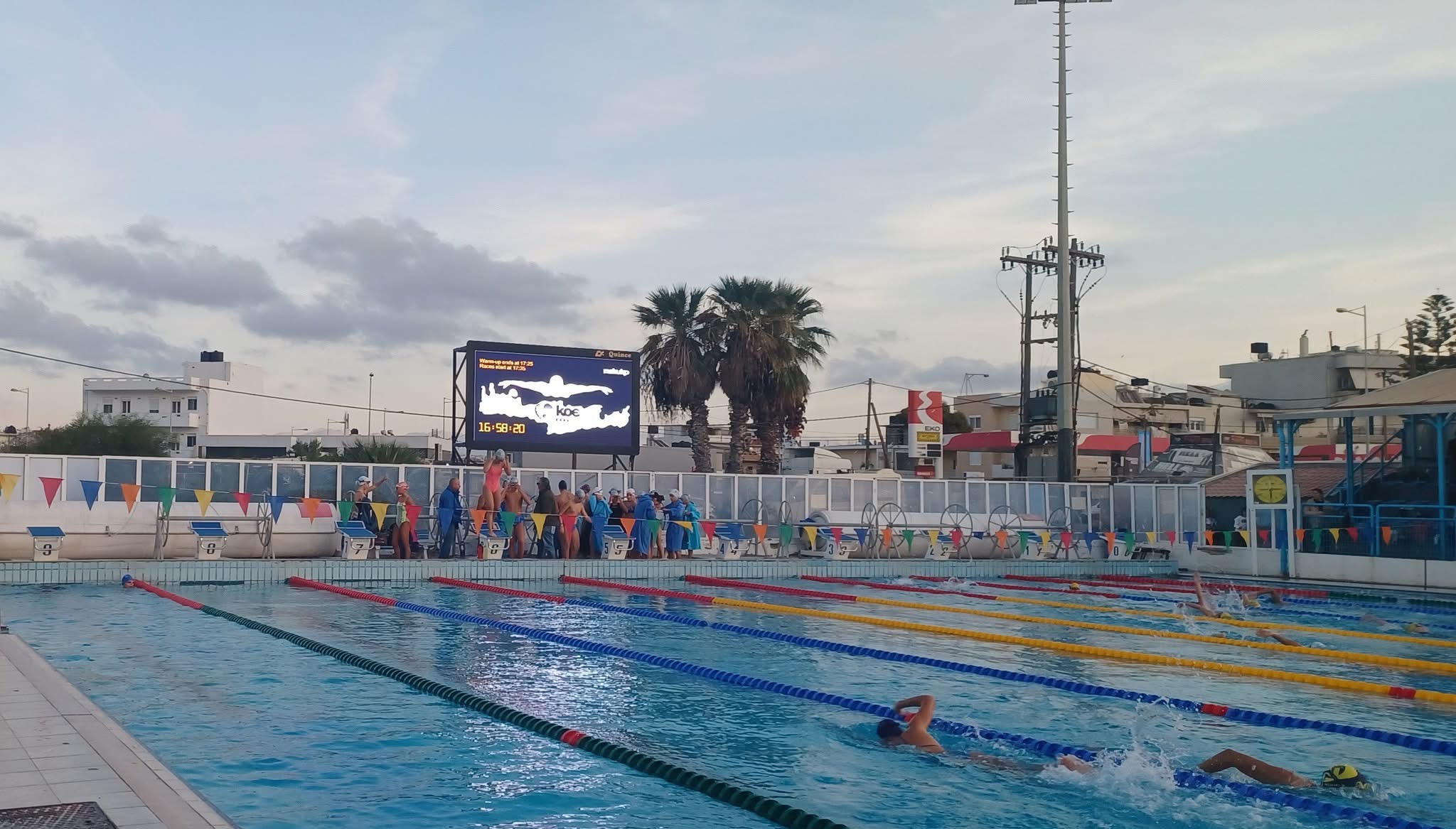 Ο Κωνσταντίνος Κεφαλογιάννης στην έναρξη της κολυμβητικής περιόδου στο Ε.Α.Κ.Η.