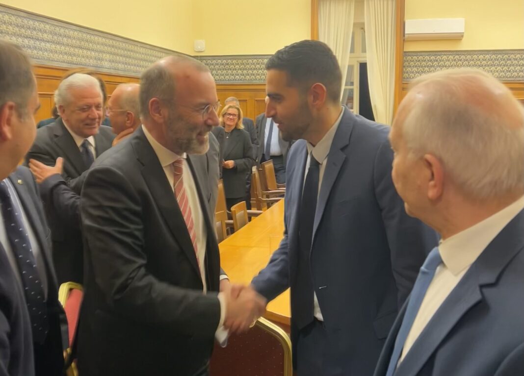 Συνάντηση Κεφαλογιάννη με τον Πρόεδρο του Ευρωπαϊκού Λαϊκού Κόμματος, Manfred Weber