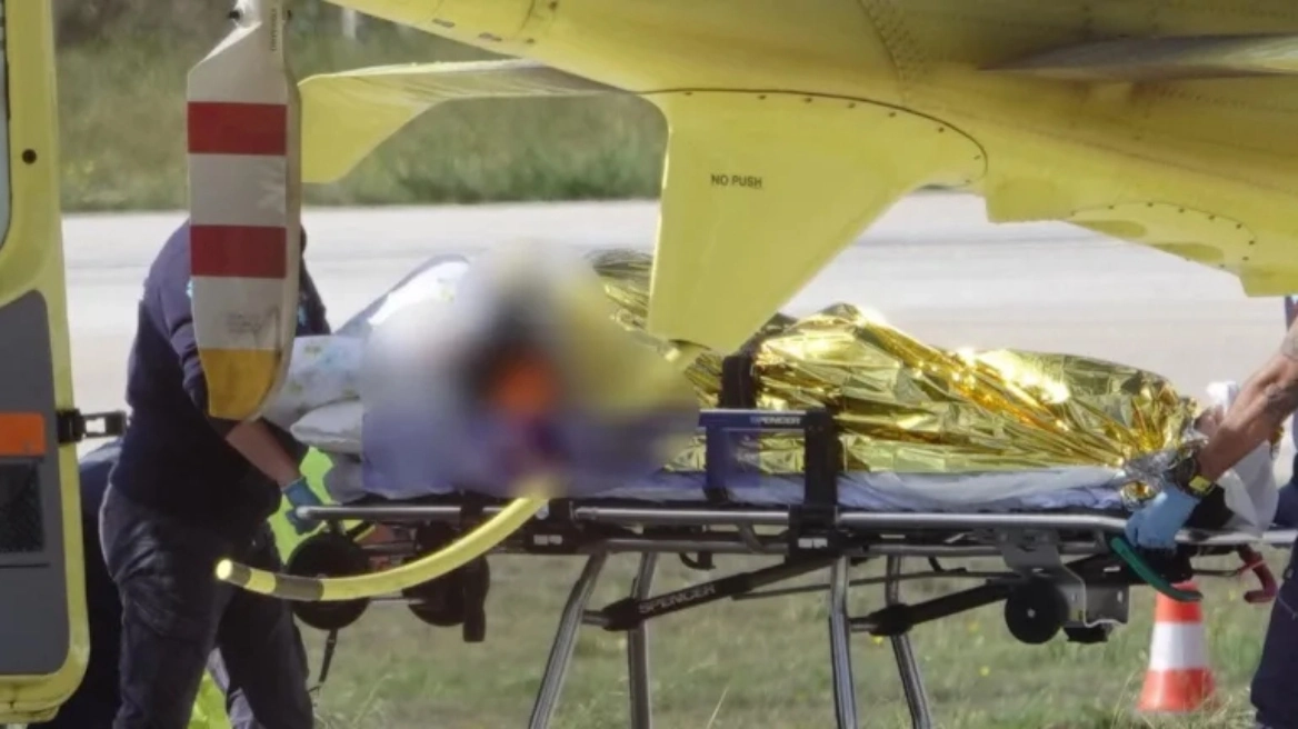 Δραματική αεροδιακομιδή 37χρονου που υπέστη έμφραγμα και εγκεφαλικό