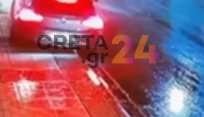 Ηράκλειο: Βίντεο ντοκουμέντο από την «εισβολή» του αυτοκινήτου στο εμπορικό κατάστημα