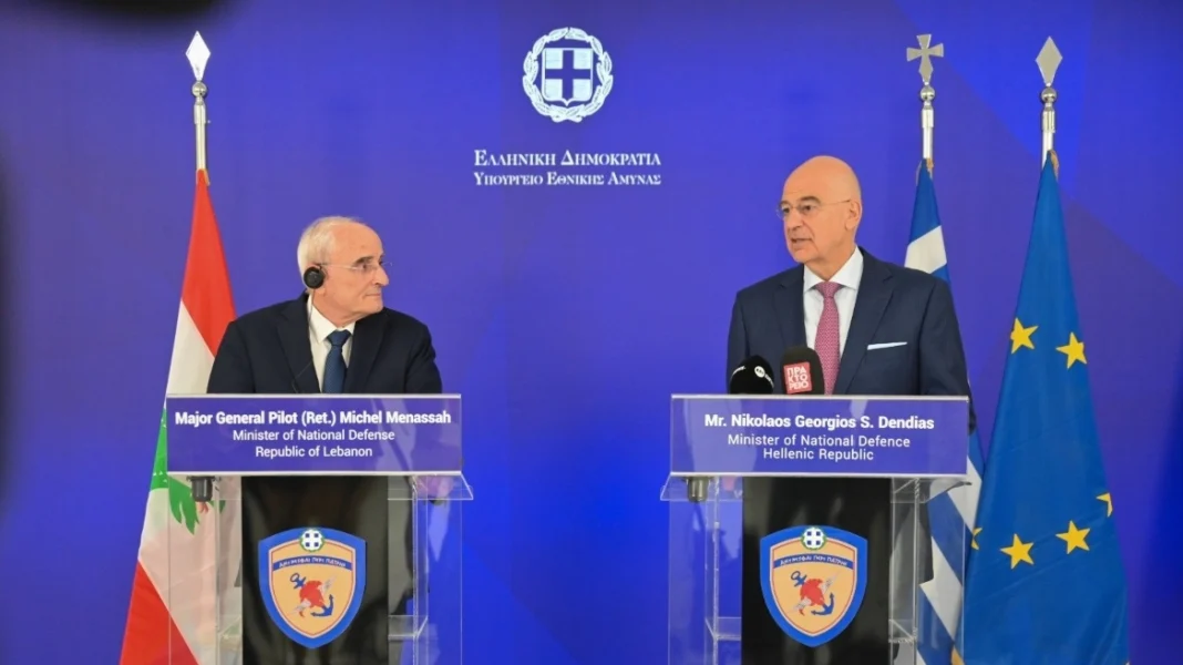 Δένδιας: Η Ελλάδα στέλνει τεθωρακισμένα στον Λίβανο – Ανάγκη προστασίας των χριστιανικών πληθυσμών της Μέσης Ανατολής