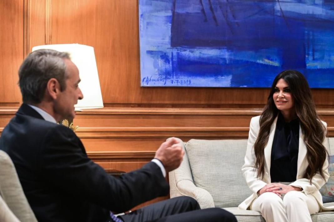 «Φανταστική η συνάντηση με τον Κυριάκο Μητσοτάκη» έγραψε η Κίμπερλι Γκίλφοϊλ