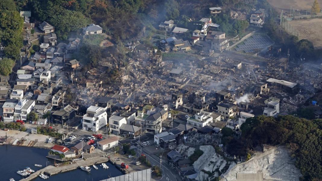 Ιαπωνία: Ένας νεκρός και μία τραυματίας μετά από μεγάλη φωτιά – Κάηκαν 170 κτίρια, εκκενώθηκαν 175 άτομα