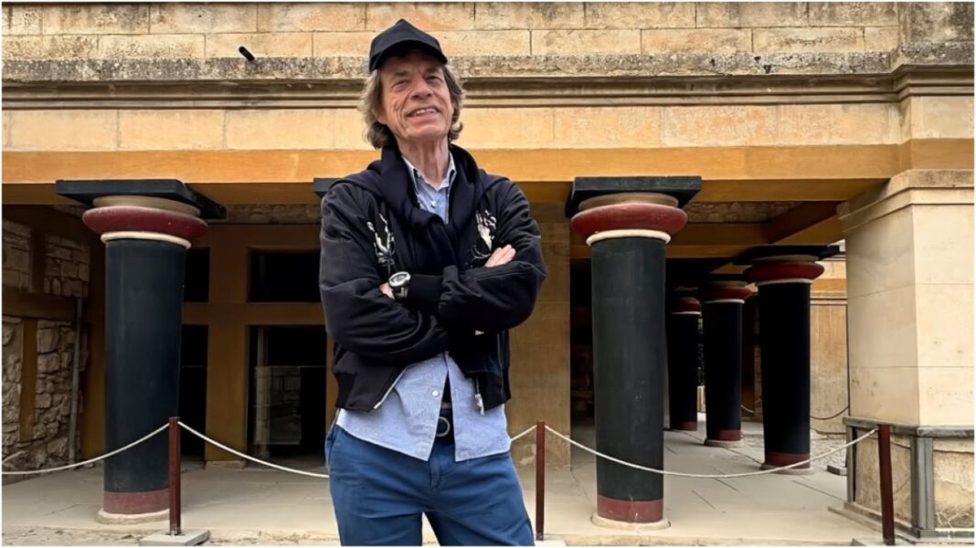 Στην Κνωσό ο Μικ Τζάγκερ – Δείτε φωτογραφίες