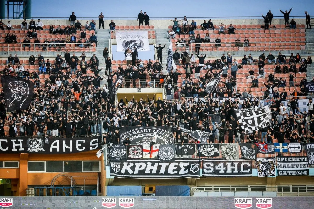 Στη Θύρα 14 της AEL FC Arena οι οπαδοί του ΟΦΗ για το ματς της Δευτέρας