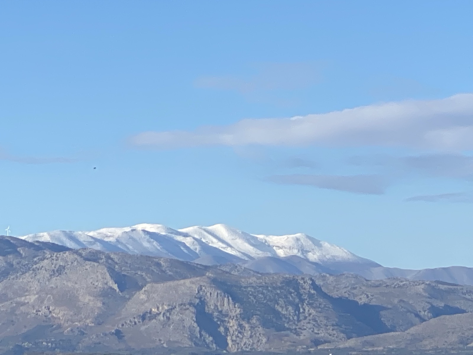 Το πρώτο χιόνι και στον Ψηλορείτη!