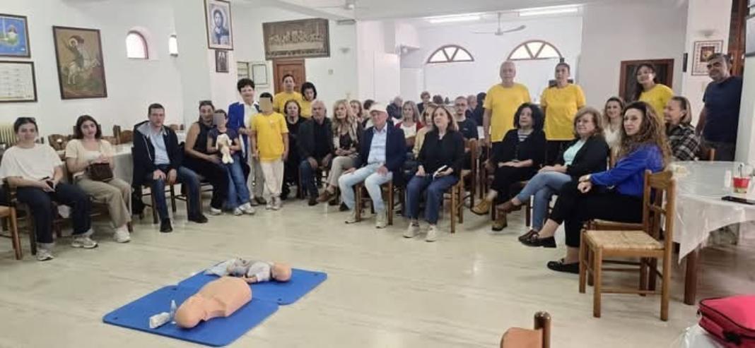 Με μεγάλη επιτυχία το σεμινάριο Βασικής Υποστήριξης της Ζωής στον Ιερό Ναό Αγίου Γεωργίου Νέου Κόσμου, που διοργάνωσε ο Δήμος Ηρακλείου