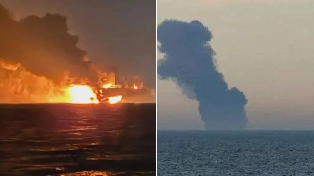 Εκρήξεις σε δύο δεξαμενόπλοια που μετέφεραν ρωσικό πετρέλαιο – Βρίσκονταν ανοιχτά της Τουρκίας