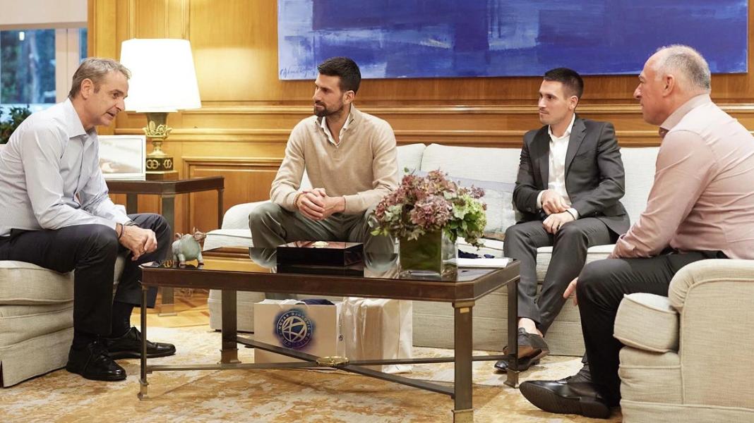 Συνάντηση Μητσοτάκη – Τζόκοβιτς για την ανάδειξη του ελληνικού τένις