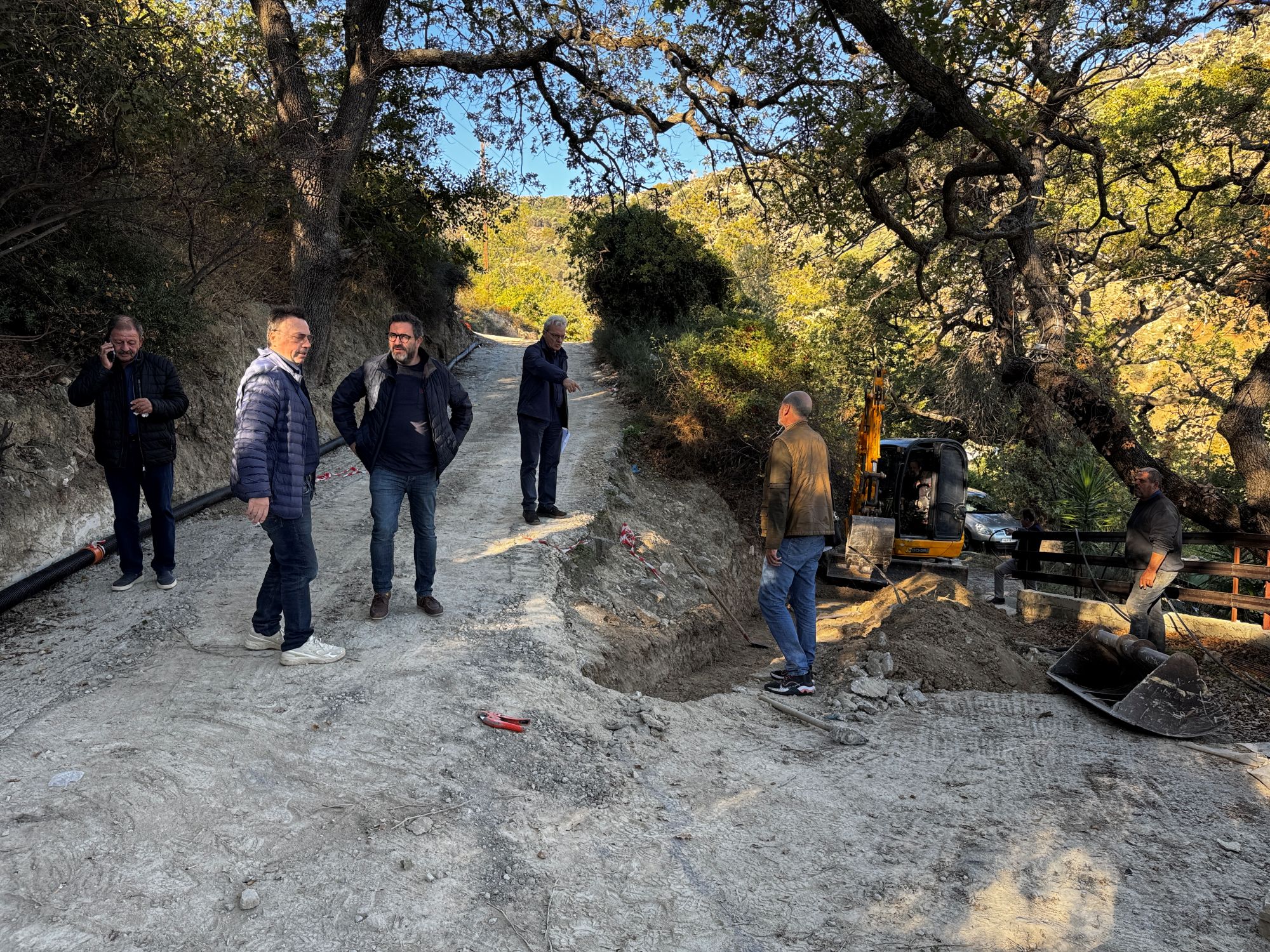 Στα έργα ανάπλασης στην Παναγία Φανερωμένη στα Κεράσια ο Δήμαρχος Ηρακλείου