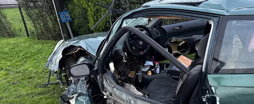 Σκοτώθηκε 22χρονος σε τροχαίο στη Βέροια – Σμπαράλια το ΙΧ μετά τη σύγκρουση