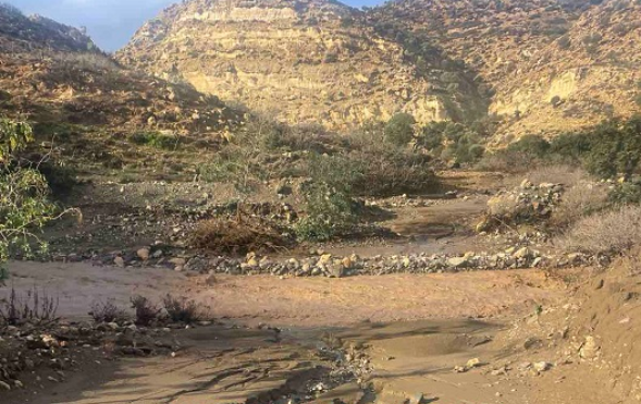 Μεσαρά: Ο «Byron» έφερε προβλήματα στον δρόμο από Ι.Μ. Οδηγήτριας προς Αγιοφάραγγο