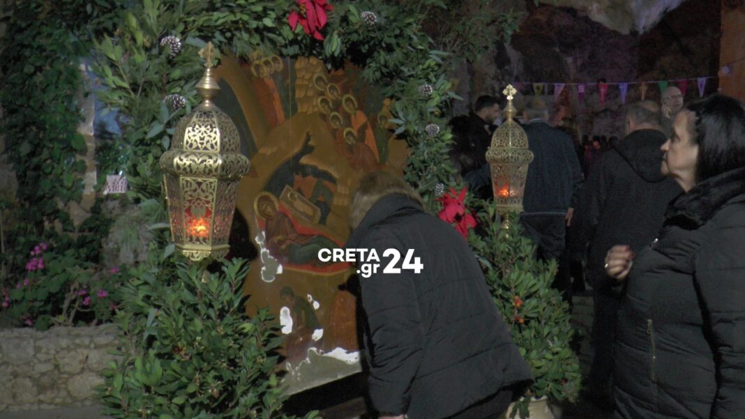 Σε κλίμα θρησκευτικής ευλάβειας η αναπαράσταση της γέννησης του Θεανθρώπου στη Μαραθοκεφάλα