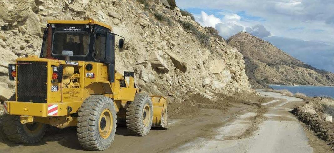 Σε κυκλοφορία ο δρόμος από τα Τέρτσα προς Μύρτος και μέχρι τα όρια του Δήμου Βιάννου