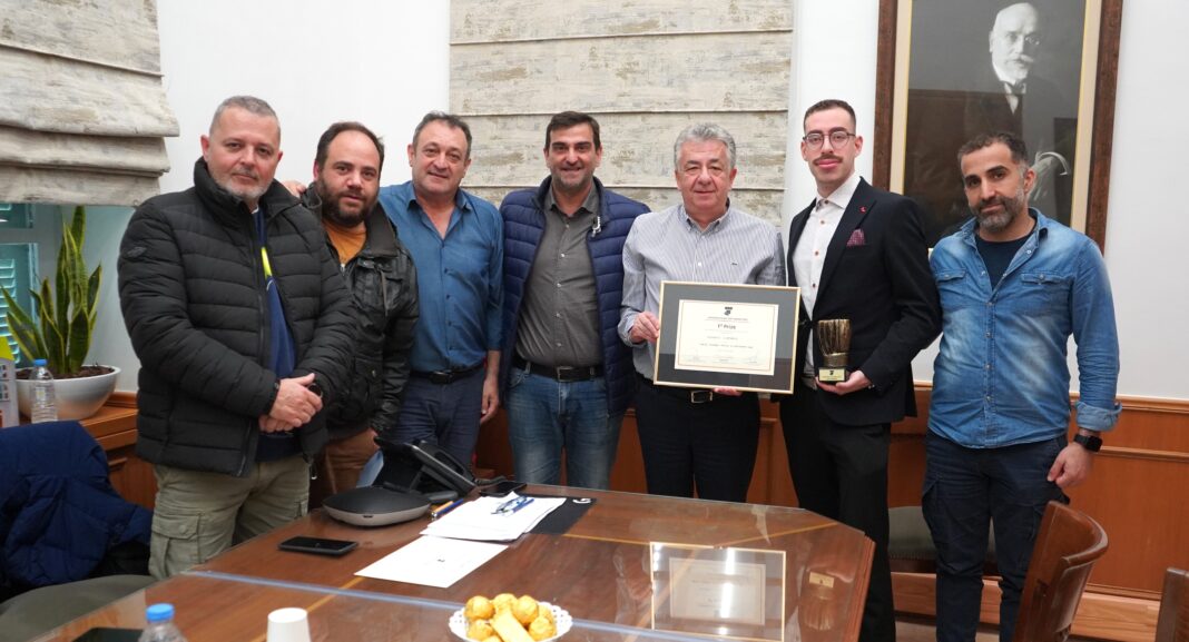 Στον Περιφερειάρχη Κρήτης ο βραβευμένος νέος Ευρωπαίος Σεφ για το 2025 Γ. Λιαπάκης