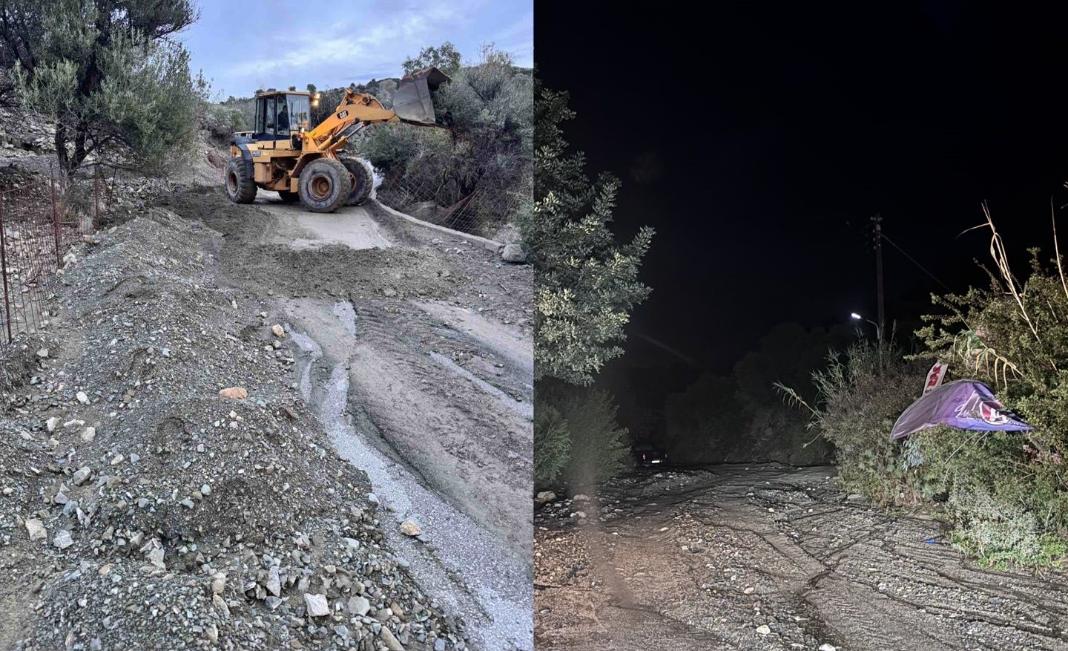 Μεσαρά: Κατολισθήσεις από τον «Byron» στον νότο – Δείτε φωτογραφίες