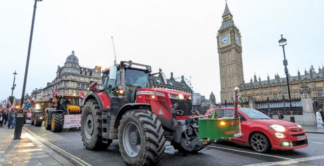 Τρακτέρ στο κέντρο του Λονδίνου – Πανευρωπαϊκή κινητοποίηση αύριο στις Βρυξέλλες