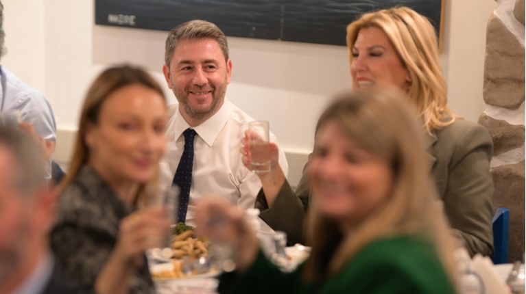 Ανδρουλάκης και βουλευτές σε ψαροταβέρνα μετά τον προϋπολογισμό