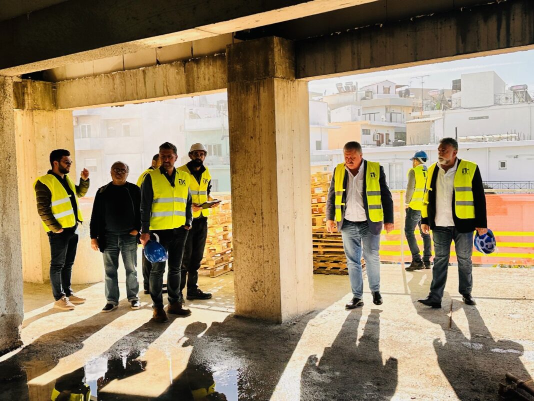 Στο έργο κατασκευής του Πολιτιστικού Γαζίου ο Μενέλαος Μποκέας