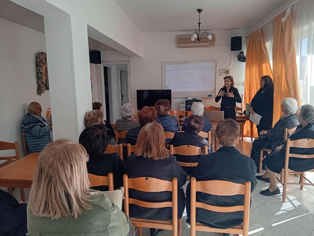 Ενημερωτική εκδήλωση για την «Πρόληψη Λοιμώξεων σε άτομα Τρίτης Ηλικίας» διοργάνωσε το ΚΕ.ΚΟΙ.Φ.-Α.Π.Η Φορτέτσας